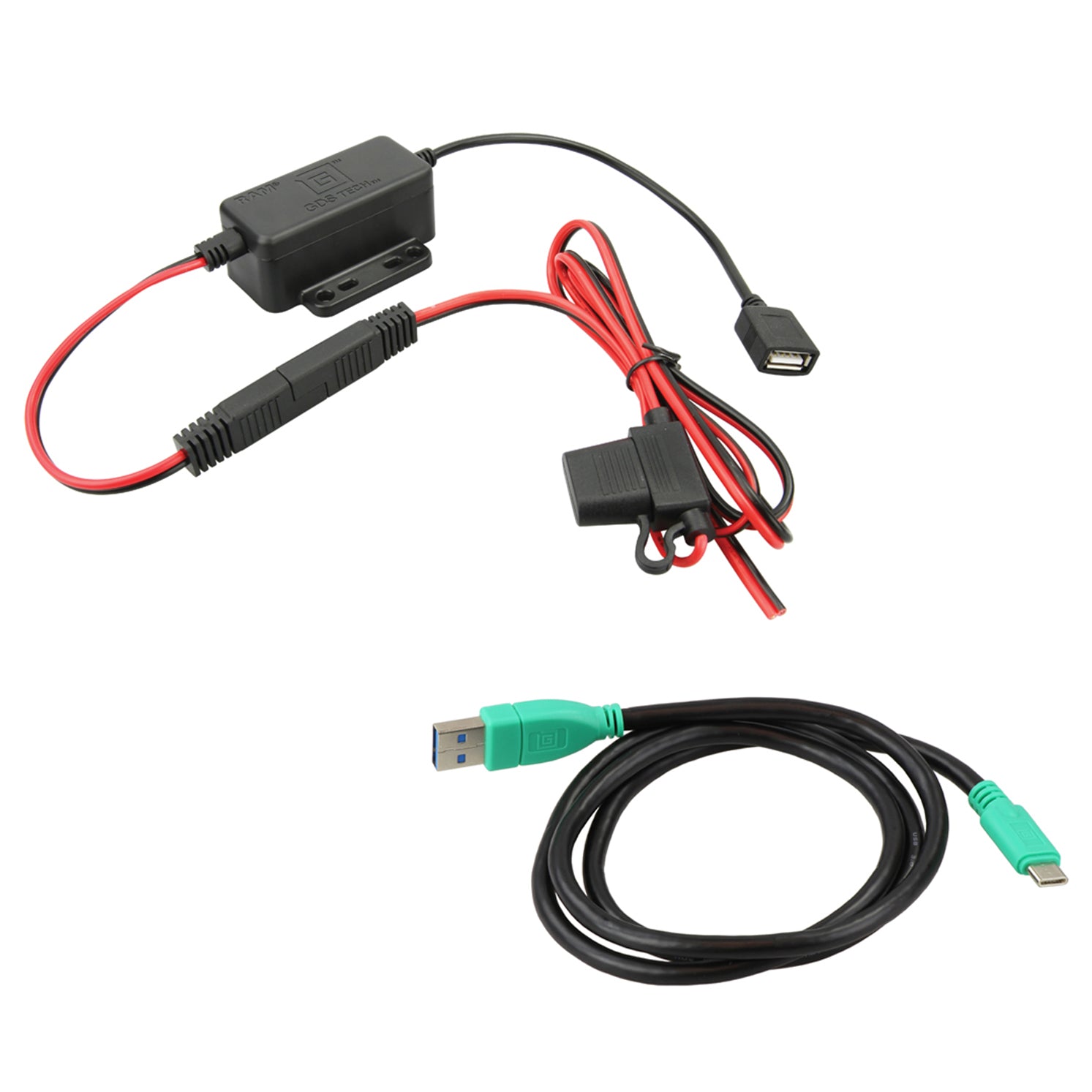 Ram Mount GDS Modular 30-64V Hardwire Charger with Type-C Cable