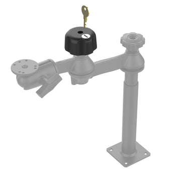 RAM® Key Lock Knob with Brass Insert for Swing Arms