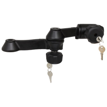 RAM® 12" Locking Double Swing Arm with Swivel Socket