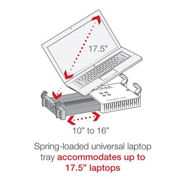 RAM® Universal Drill-Down Horizontal Laptop Mount