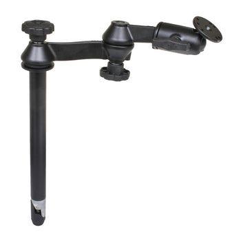 RAM® 12" Upper Pole with Double Swing Arms & Round Plate