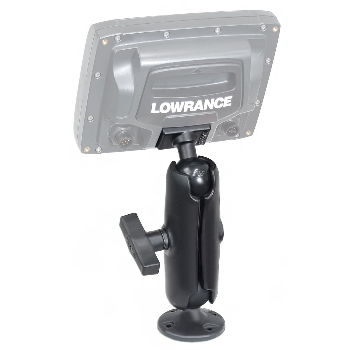 RAM® Composite Double Ball Mount for Lowrance Elite-5, Mark-5