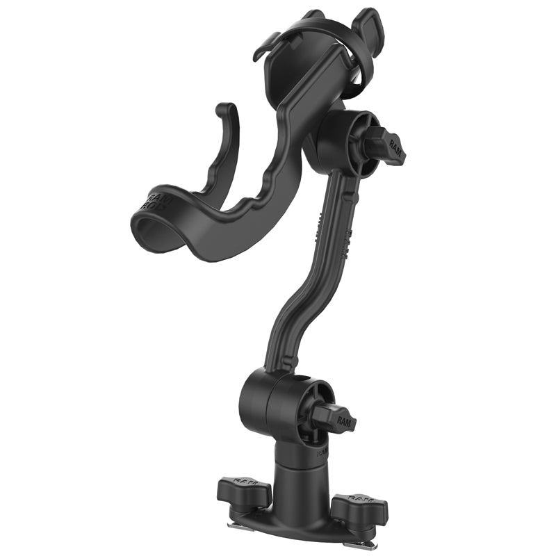 Ram Mount RAM-ROD Rod Holder with Spline Post Extension Arm and Track Base