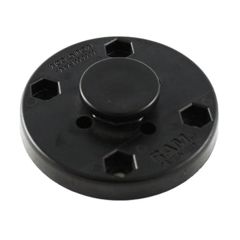 RAM® Composite Octagon Button with Round Plate