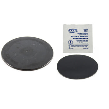 RAM® Black 3.5" Adhesive Plate for Suction Cups