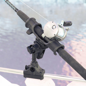 RAM® Light-Speed™ Fishing Rod Holder with Rail Base