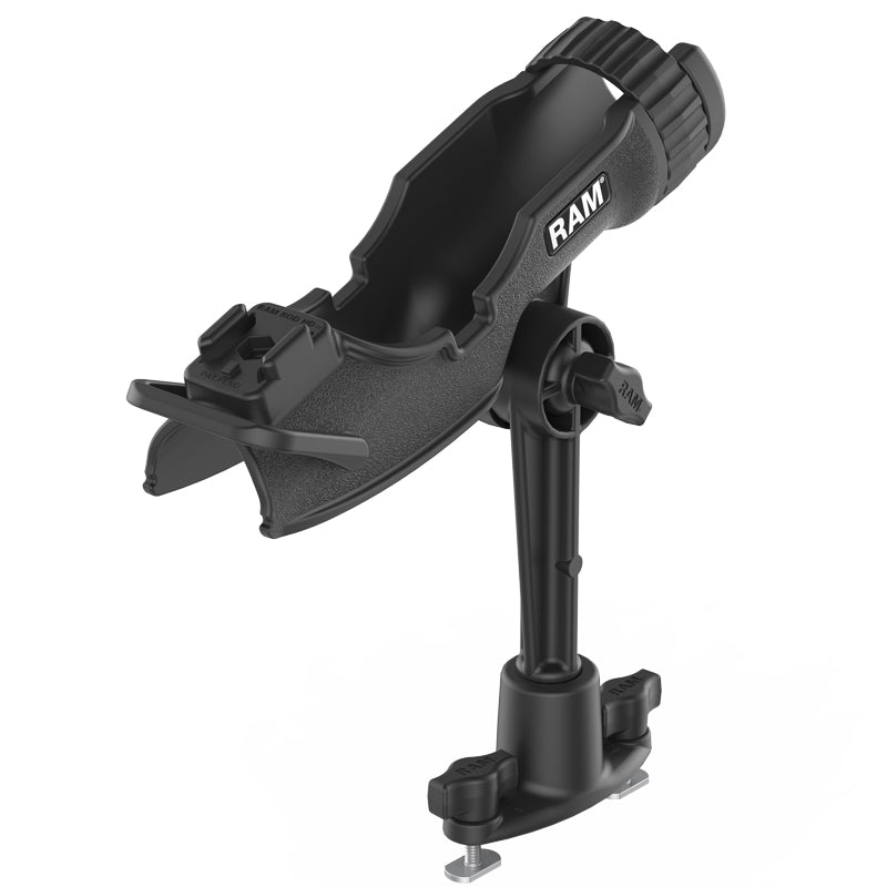 RAM ROD® Fishing Rod Holder with Extension Arm & Dual T-Bolt Track