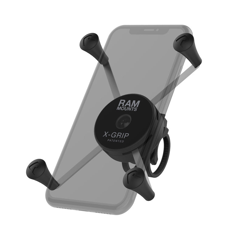 RAM® X-Grip® Large Phone Mount with Low Profile Zip Tie Handlebar Base – RAM  Mounts