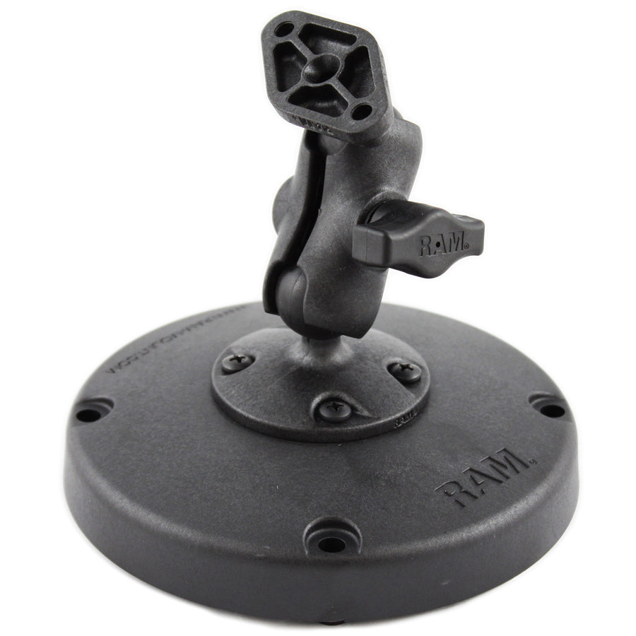 RAM® Composite Platform Double Ball Mount With Diamond Plate – RAM Mounts