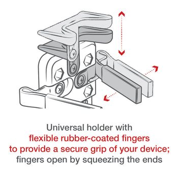 RAM® Finger-Grip™ Universal Holder with Adhesive Flex Base