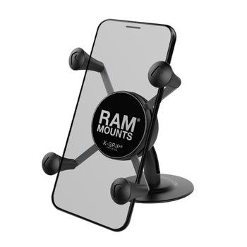 RAP-SB-180-UN7U:RAP-SB-180-UN7U_1:RAM X-Grip Phone Holder with Lil Buddy™ Adhesive Dash Mount