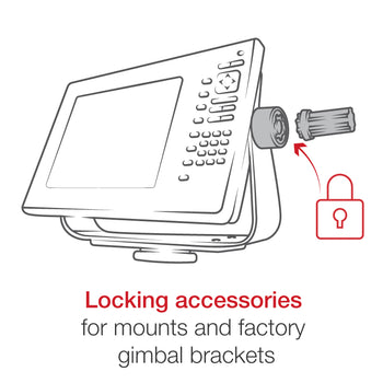 RAM® Pin-Lock™ 4-Pin Security Knob for Gimbal Brackets