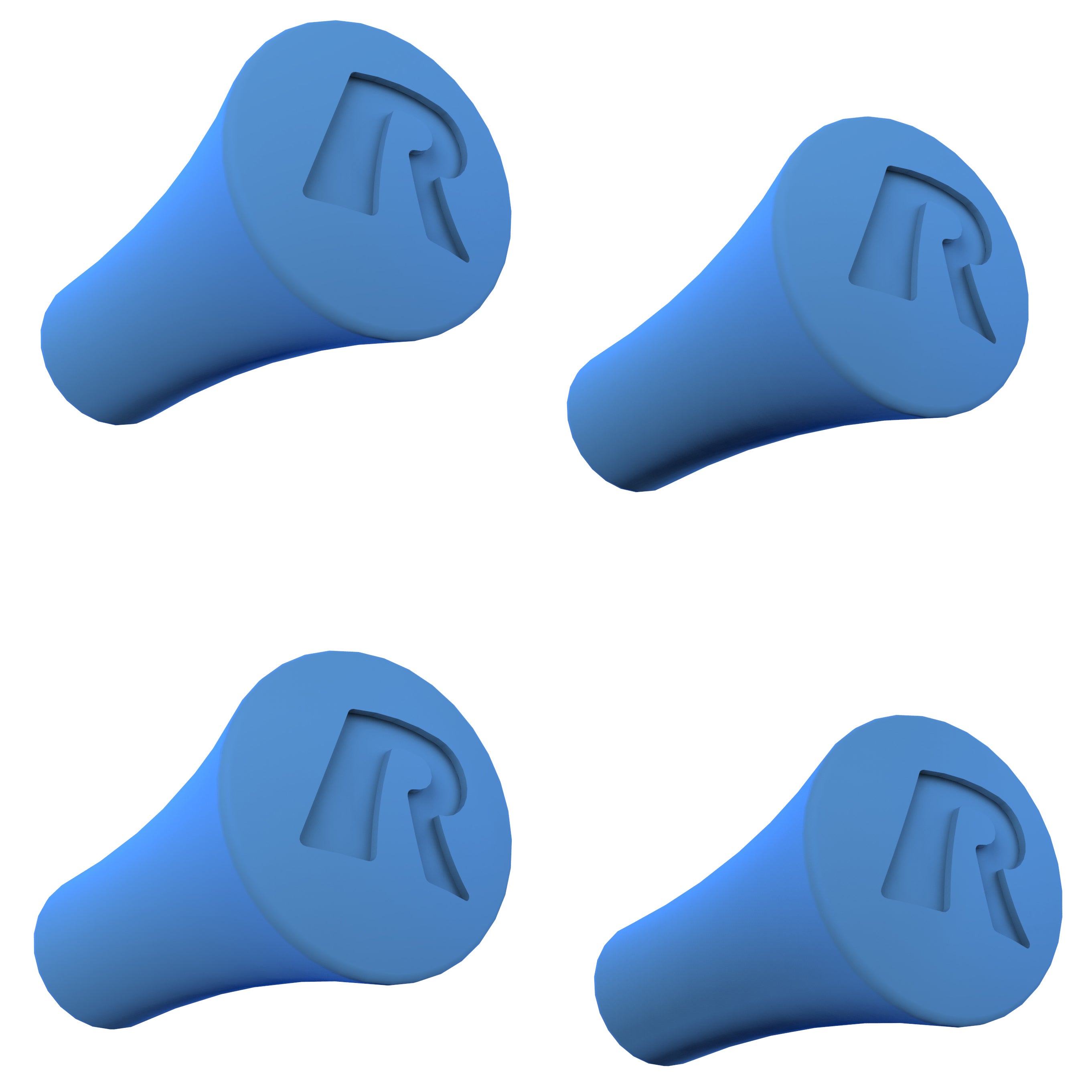 RAM® X-Grip® Blue Rubber Cap 4-Pack – RAM Mounts