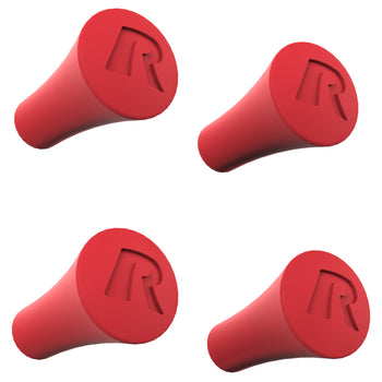 RAP-UN-CAP-4-REDU:RAP-UN-CAP-4-REDU_1:RAM X-Grip Red Rubber Cap 4-Pack