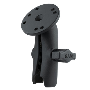 RAM® Double Socket Arm with Round Plate - B Size Medium
