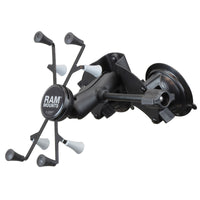 RAM-B-189-UN8-ALA1-KRU:RAM-B-189-UN8-ALA1-KRU_1:RAM® X-Grip® with RAM® Twist-Lock™ Dual Suction for 7"-8" Tablets