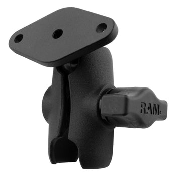 RAM® Double Socket Arm with Diamond Plate - B Size Short