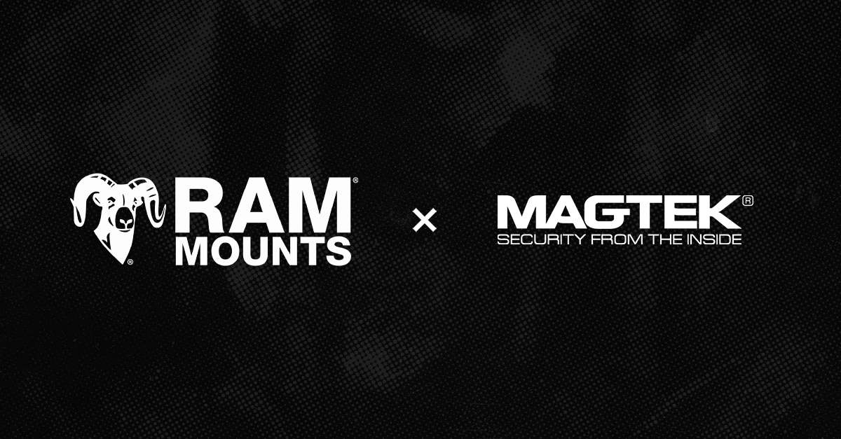 RAM Mounts and MagTek  logo lock-up