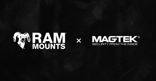 RAM Mounts and MagTek  logo lock-up