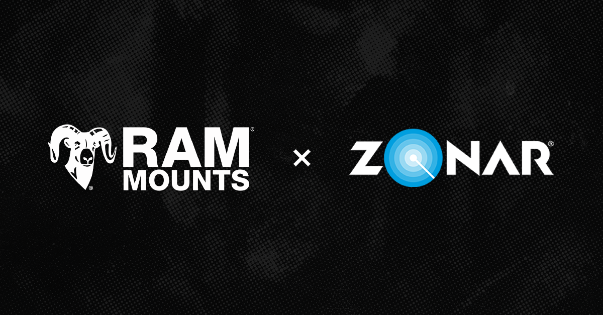RAM Mounts and Zonar Systems  logo lock-up