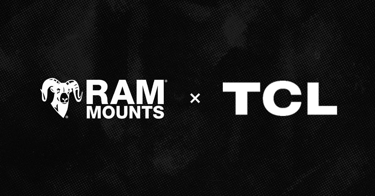 Logo lockup of RAM Mounts and TCL
