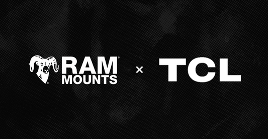 Logo lockup of RAM Mounts and TCL