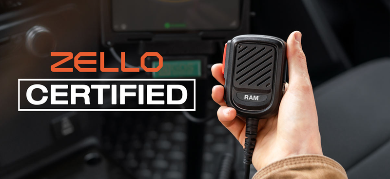 RAM® USB-C Remote Speaker Mic Earns Zello Certification for Reliable Field Communications