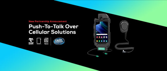 RAM® Mounts and Klein Electronics Announce Partnership for Push-To-Talk Over Cellular Solutions