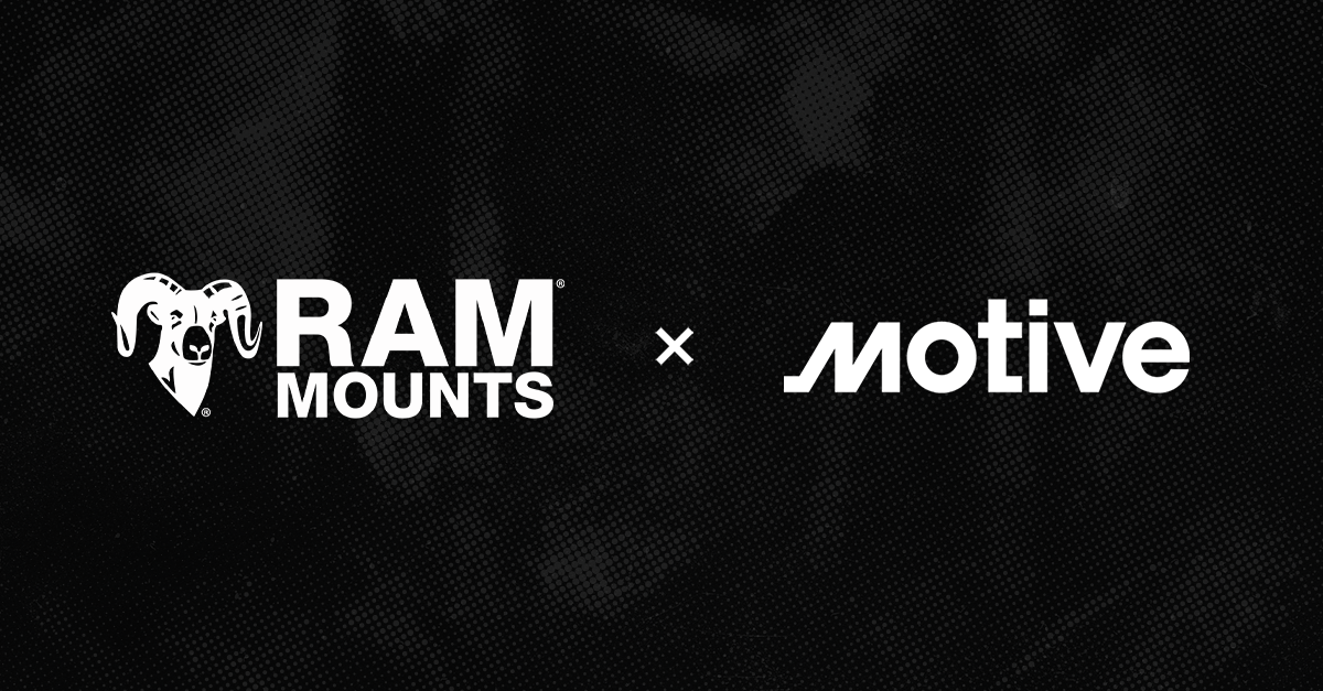 RAM Mounts and Motive logo lock-up