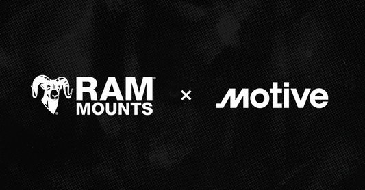 RAM Mounts and Motive logo lock-up