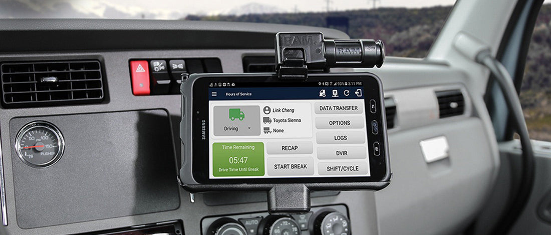 Mount of the Month: Samsung Galaxy Tab Active2 Powered Vehicle Cradles & IntelliSkin®