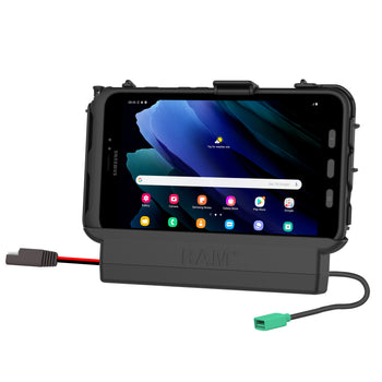 RAM® Power + Data Dock for Tab Active3 & 2 with Speaker Box