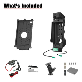 GDS® Tough-Dock™ Klein VALOR PTT Vehicle Bundle for Tab A7 Lite 8.7