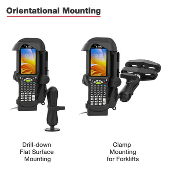 RAM® Powered Dock for Zebra MC9400 & MC9300 - Heated Pins