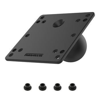 RAM-D-246U:RAM-D-246U_1:RAM 100x100mm VESA Plate with Ball - D Size