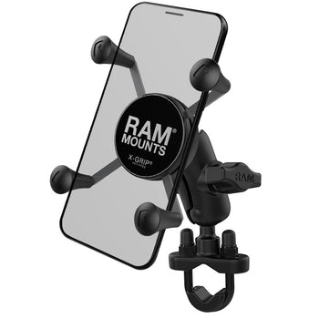 RAM<sup>®</sup> X-Grip<sup>®</sup> Phone Mount with Handlebar U-Bolt Base - Short