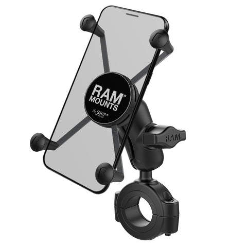 RAM<sup>®</sup> X-Grip<sup>®</sup> Large Phone Mount with Torque<sup>™</sup> Large Rail Base - Short Arm