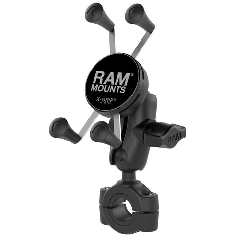 RAM<sup>®</sup> X-Grip<sup>®</sup> Phone Mount with RAM<sup>®</sup> Torque<sup>™</sup> Medium Rail Base - Short