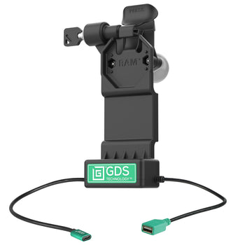 GDS® Uni-Conn™ Left Locking Power + Single USB-A Dock