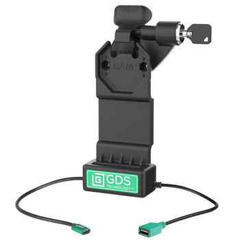 GDS® Uni-Conn™ Right Locking Power + Single USB-A Dock