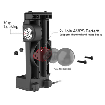 GDS® Uni-Conn™ Locking Spring Loaded Powered Dock - Heated Pins