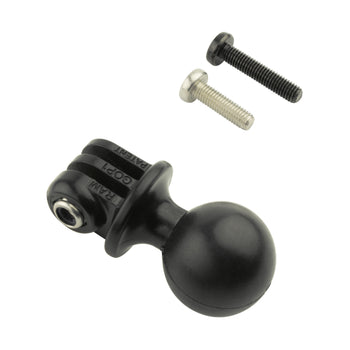 RAM® Drill-Down Double Ball Mount with Universal Action Camera Adapter