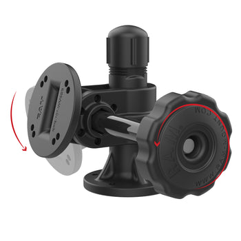 RAM® Swivel & Tilt Mount with 4-Hole AMPS Hole Patterns