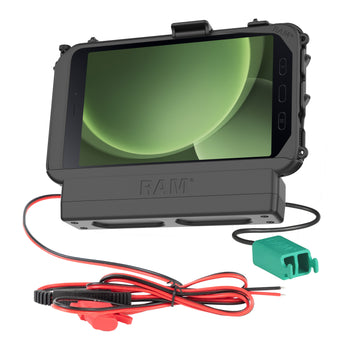 RAM-HOL-SAM61PD2U:RAM-HOL-SAM61PD2U_1:RAM Power + Dual USB Dock for Tab Active5 & 3 with Speaker Box