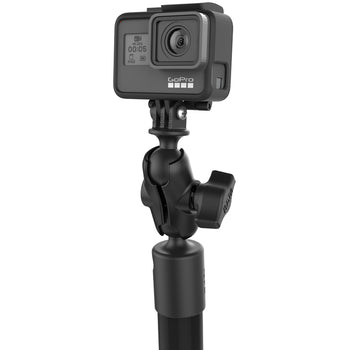 RAM® Twist-Lock™ Suction Mount with 18" Pole & Action Camera Adapter
