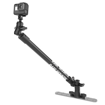 RAM® Tough-Pole™ 24" Camera Mount with Single Pipe & Dual Track Base
