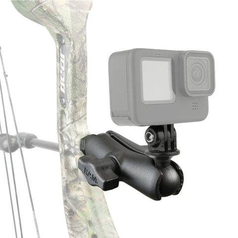 RAM® Bow-Cam™ Mount with Universal Action Camera Adapter