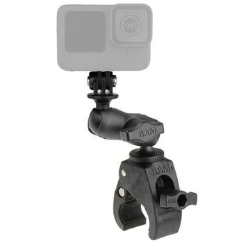 RAM® Tough-Claw™ Clamp Mount with Action Camera Adapter - Composite