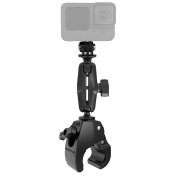RAM® Tough-Claw™ Medium Clamp Mount with Universal Action Camera Adapter