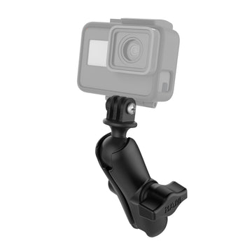 RAM® Double Socket Arm with Universal Action Camera Adapter